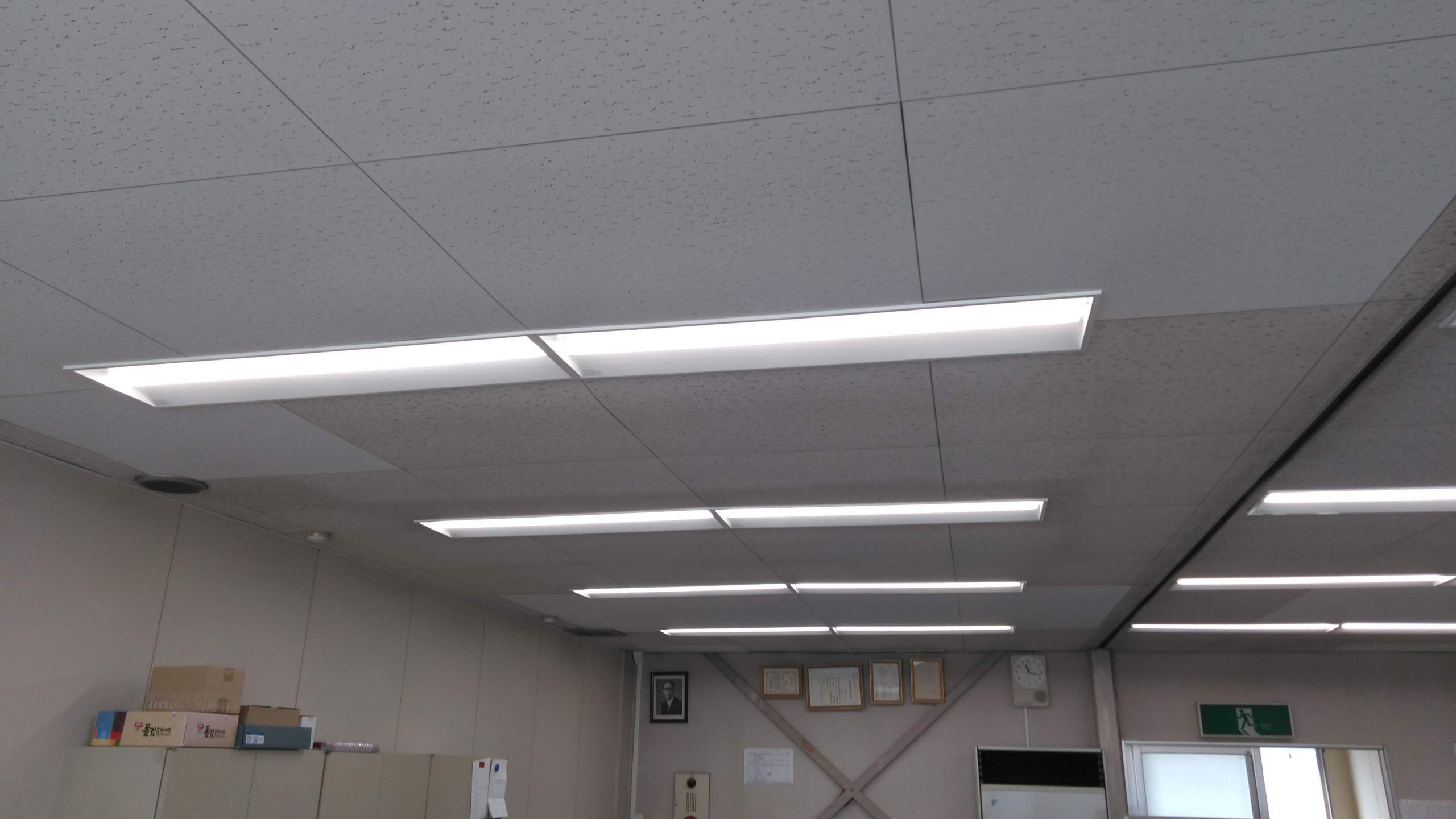 事務所照明LED化工事